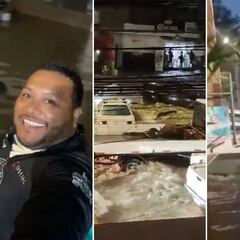 ¡Bajo el agua! Autos son arrastrados por las corrientes que dejaron las lluvias en Guadalajara