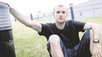 <b>A PRUEBA. </b>Slaven Rimac, ayer, en la residencia de la Ciudad del Fútbol de Las Rozas.