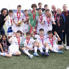 El Real Madrid, tricampeón de LaLiga Promises tras ganar el mini-Clásico