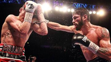 Anthony Crolla y Jorge Linares, durante su combate en Manchester el año pasado.
