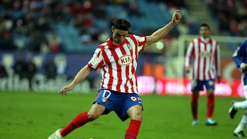 Thomas Ujfalusi, en un partido del Atlético.