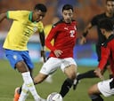 Egipto da sorpresa ante la Brasil de Rodrygo y Reinier