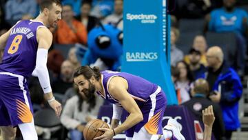 Los Suns continúan cayendo con un Ricky Rubio desacertado