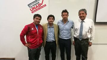Rodrigo Quintanilla, Marcelo Ch&aacute;vez, Ignacio Hierro y Bernardo Araya.