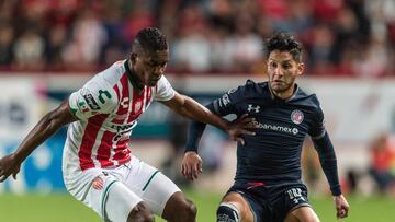 Necaxa y Toluca empatan en el Estadio Victoria