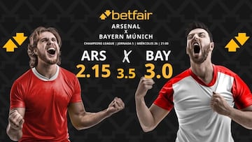 Arsenal FC vs. Bayern Múnich: horario, dónde ver, pronósticos y clasificación