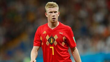 De Bruyne con Bélgica.