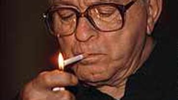 CONTUNDENTE. Di Stéfano opinó ayer de temas de la actualidad sobre el entorno del Real Madrid.