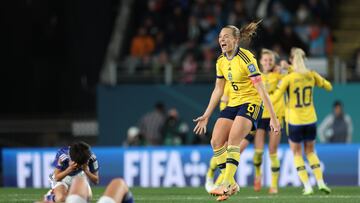 Luego de vencer al USWNT en los octavos de final, el equipo de Suecia logró imponerse ante Japón para instalarse entre las cuatro mejores del torneo.