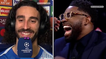 La CBS deja este momentazo con Cucurella por su pelo que ya tiene medio millón de visitas