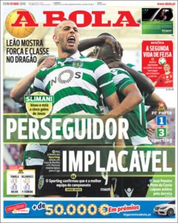 Portadas de la prensa mundial