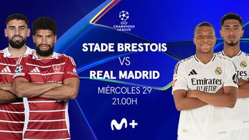Real Madrid Stade Brest de la Champions League en Movistar Plus+