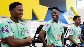 14/11/23 
ENTRENAMIENTO SELECCION BRASILEÑA BRASIL DE FUTOL 
VINICIUS 
ENDRICK 
RODRYGO GOES