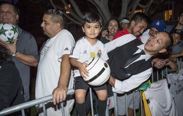 El Real Madrid ya se encuentra en Los Ángeles