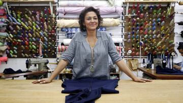 Eman Joharjy, diseñadora de ropa deportiva para la mujer árabe, en un reportaje para AS.