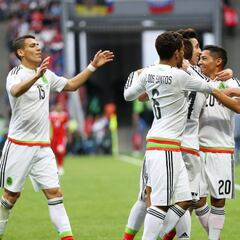 La crónica en imágenes del triunfo de México sobre Rusia