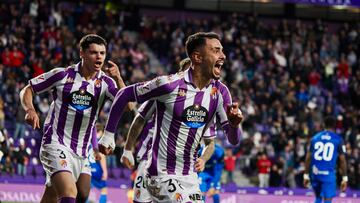 9/12/2023. Jornada 19 de la Liga HIPERMOTION. Entre el Real Valldolid C.F. Y la S.D. Amorebieta
Gol de Salazar
Photogenic/Miguel ?ngel Santos