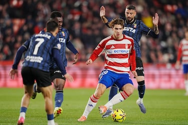 Aprobados y suspensos del Granada: Luca Zidane se traga el 1-1
