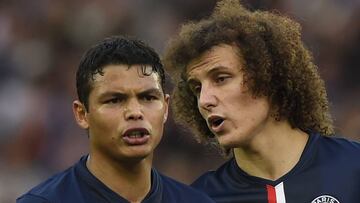 David Luiz y Thiago Silva.