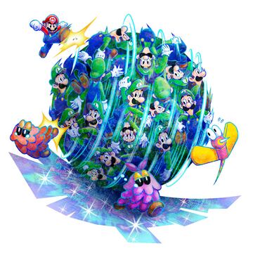 Ilustración - Mario &amp; Luigi: Dream Team Bros. (3DS)