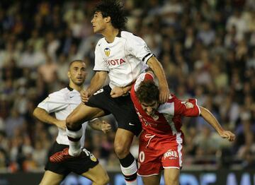 Bernardo Corradi, marcó 5 goles en 33 partidos con el Valencia.