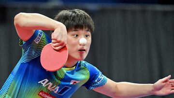 A Harimoto le cuesta ver una bola oculta ante su nariz