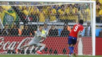 Brasil sobrevive en los penaltis