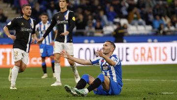 Partido Deportivo de La Coruña - Sabadell. fallo Lucas Pérez