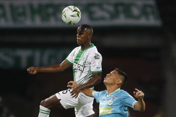 Cristian Blanco, en propia puerta, y Diomar Díaz anotaron los goles de la victoria histórica de Jaguares de Córdoba ante Nacional. Diego Braghieri puso el descuento