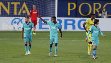 05/07/20 PARTIDO PRIMERA DIVISION
CORONAVIRUS COVID
VILLARREAL CF - FC BARCELONA
GOL 1-4 ANSU FATI ALEGRIA