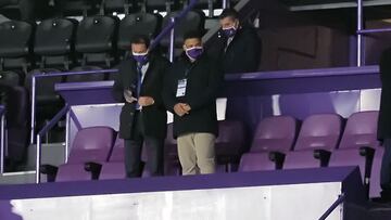 Valladolid. 08/11/2020. PHOTOGENIC/Pablo Requejo.
El alcalde de Valladolid, Óscar Puente, sí ha acudido al palco de Zorrilla, pero el presidente de la Junta, no.