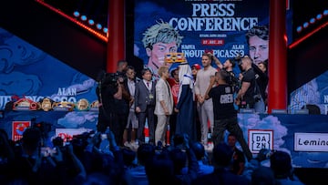 Naoya Inoue y David Picasso en su último cara a cara.