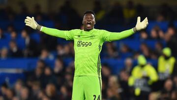 Onana con el Ajax.