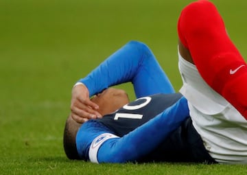 Lesión de Kylyan Mbappé.