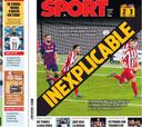 Incredulidad en la prensa deportiva de Barcelona