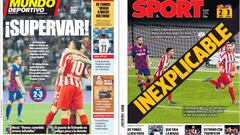 Catalan media wake up to Barcelona Super Cup defeat