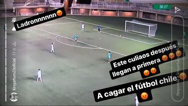 Vidal estalla contra un árbitro chileno