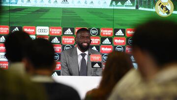 Rüdiger, nuevo jugador del Real Madrid.