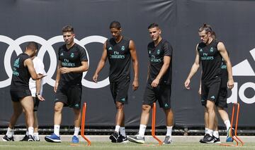 Theo, Bale y Luca Zidane 