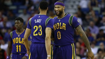 DeMarcus Cousins y Anthony Davis.