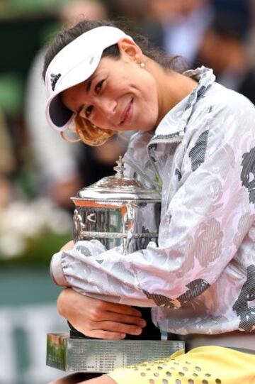 Garbiñe Muguruza, ganadora de Roland Garros 2016.