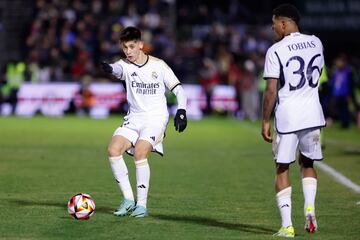 El atacante del Real Madrid estuvo muy activo durante todo el partido.