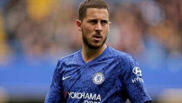 Eden Hazard con el Chelsea