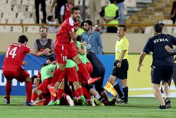 Las celebraciones en Siria por la clasificación al repechaje