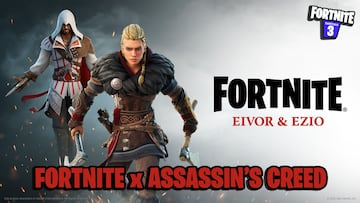 Fortnite x Assassin's Creed: Ezio y Eivor llegarán como skins