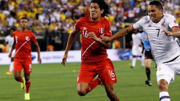 Óscar Vílchez fue el mejor jugador de Perú en el partido frente a Colombia, en los cuartos de final de la Copa América Centenario 2016.