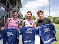 The highly anticipated meeting between Inter Miami’s captain and the Alpine-Mercedes driver took place on the eve of this weekend’s Miami GP.