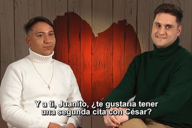 ‘First Dates’: un soltero se marca un ‘Shakira’, se besa con su cita y le pide volver a su ex