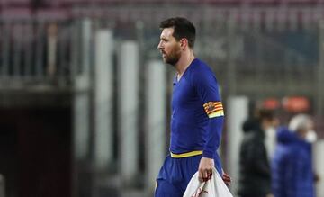 Leo Messi, tras la derrota contra el PSG.