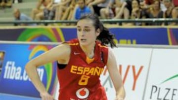 Ángela Salvadores, durante la final del Mundial Sub-17